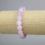 Kunzit-Armband – facettierte Kugeln, Durchmesser ca. 10 mm, Länge ca. 18 cm (Stretch)
