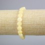 Armband Citrin – facettierte Münzen, Durchmesser 8,5 mm, Länge 18 cm, +/- (Elastik)