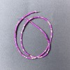 Varizit-Violett-Perlen (gepresst), facettiert, Durchmesser ca. 2×4 mm, Länge ca. 38 cm, auf einer Schnur