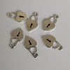 Zubehör Herzverschluss, Durchmesser 10 × 18 mm, Verpackung 20 g, 16 Stück (±)