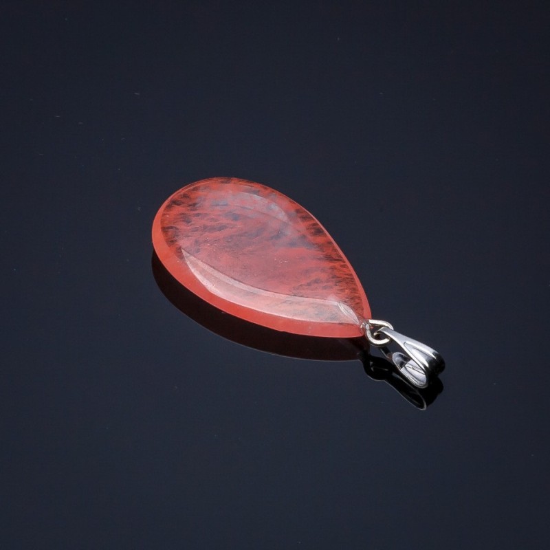 Anhänger Tropfenförmiger Chalcedon 2,5 × 1,7 cm (±)