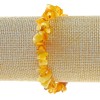 Bernsteinstückchen-Armband, Durchmesser ca. 8 × 3 mm, Länge ca. 18 cm (Stretch)