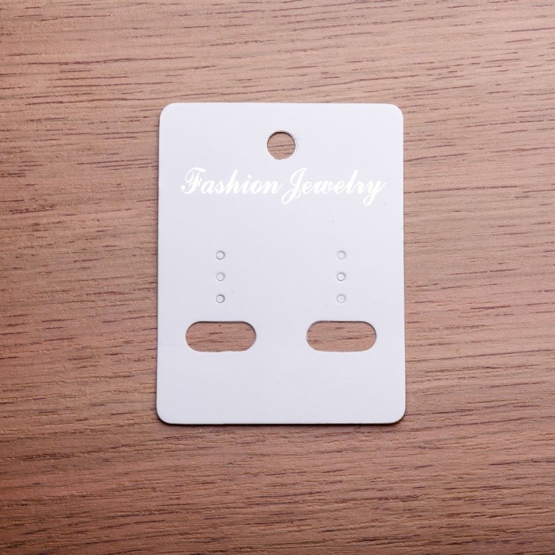 Displaykarten für Ohrringe, Karton 6×5 cm, 100 Stück