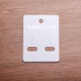Displaykarten für Ohrringe, Karton 6×5 cm, 100 Stück