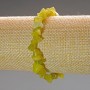Armband aus gelbem Jadeit-Chips, Durchmesser ca. 10x4 mm, Länge 18 cm (Stretcharmband)