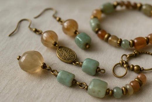 Bohemian Summer Jewelry: Mixing Glass Beads and Brass Findings