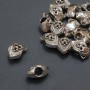 Bead finding 'Lion' Pandora style, diameter 12.5×8 mm, hole diameter 4 mm, packaging 20 g 15 pcs. (+ -)