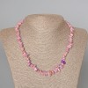 Phosphosiderite Necklace (synthetic) chip beads 9x3mm, length 47 cm