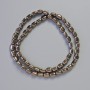 Hematite beads, oval, bronze color, 7x5 mm diameter, 40 cm strand