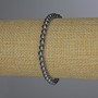 Terahertz Bracelet with Smooth Beads, 5 mm Diameter, 18 cm Length ± Stretch