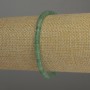 Nephrite Rondelle Bracelet, diameter 4×2.5 mm, length 18 cm stretch