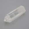 Souvenir Pencil of Natural Stone: Rock Crystal, 53x18 mm +/- Assorted Sizes (by 100 g)