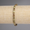 Grossular Bracelet, Faceted 4x4 mm Cubes, 18 cm Length, Stretch