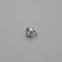 Price per 1 pc. Bead end cap - cap for beads, silver color, diameter 4.5×1 mm ± hole diameter 2.5 mm