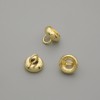 Price per piece Gold-tone bead cap end for beads 7x1 mm ± hole 3 mm+