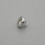 Bead Cap Finding - Cap for Bead, Silver Color, 8×1 mm diameter ±, hole diameter 3 mm