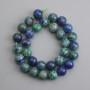 Azurite Beads, Smooth Spheres, Diameter 12.5 mm, Length 38 cm ±