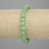 Peridot bracelet, faceted cube beads, 7x7 mm, length 18 cm ± stretch