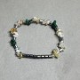 Bracelet Assortment Chips 6-8 x 2-4 mm ±, Hematite Cylinders 6 x 4 mm ±, Length 18 cm ±, Stretch