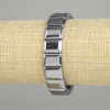 Terahertz Link Bracelet, diameter 14×10 mm, 18 cm length, stretch