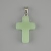 Pendant Cross Nephrite 25×18 mm ±, length 35 mm ±