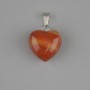 Heart Pendant with Carnelian 15×15×22 mm+