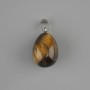 Drop Pendant with Tiger's Eye 18×13 mm, length 26 mm