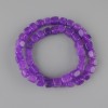 Sugilite Cube Beads 6.5-7.5 mm, 5×6.5 mm, ± 38 cm length on thread