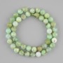 Emerald Beads, Faceted Round 8mm, 38 cm long on a thread