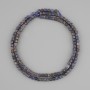 Faceted Sapphire Beads Cube, 3×3 mm diameter, 39 cm length ±