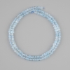 Faceted Topaz Beads, Cube-Shaped, 3×3 mm diameter ±, 39 cm length ±