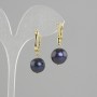 Freshwater Pearl Earrings, 12 mm diameter, 30 mm length ±