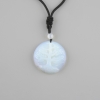 Pendant Tree of Life with Moonstone Opalite, 36 mm diameter ± on black cord with drawstring, length 78 cm+