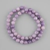 Lepidolite Beads, Faceted Round 8mm ±, Length 36 cm ±