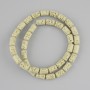 Volcanic Lava Beads Cylindrical, 10×6 mm, on thread, length 38 cm+