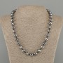 Terahertz Necklace with Faceted Bead, 10 mm diameter ±, 45 cm length ± with clasp