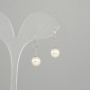 Majorca Pearl Earrings, 8 mm diameter ±, 26 mm length ±
