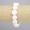 Sponge Coral Coin Bracelet, diameter 14mm+-, length 18cm+- stretch