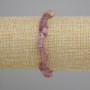 Tourmaline Bracelet with Unpolished Stones, bead diameter 4–10×5, 5–8 mm ±, length 18 cm ± elastic