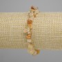 Bracelet Citrine chips, diameter 7-12×3-6 mm, length 18 cm ± stretch