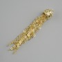 Price per 1 pc. Pendant 'Chains' in golden metal, 8 mm diameter, 50 mm length ±