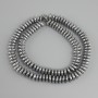 Hematite Rondelle Beads, 8x3 mm, Silver Color, Length 40 cm+