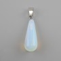 Drop Pendant Moonstone Opalite 10x26x36mm+