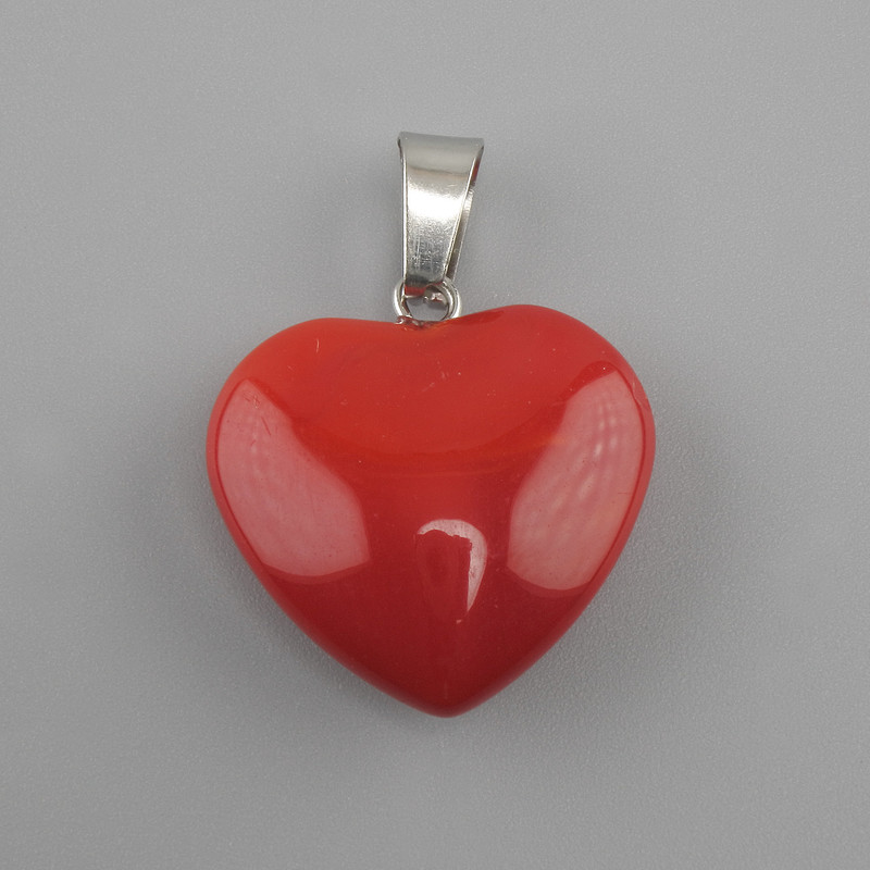 Heart Pendant Tourmaline 20×20×28 mm+