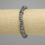 Hematite Bead Bracelet 5-8 mm, 5x4.5 mm ±, length 18 cm ±, stretch
