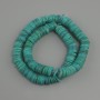 Scarfarka shell beads Rondelle, diameter 10x1.5-2 mm, length 35 cm on a thread