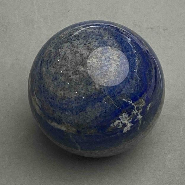 Souvenir sphere natural stone Lazurite, diameter 75, 5 mm± weight 679 g