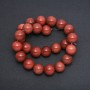 Beads of natural Aventurine (synthetic) "Golden Sand" round beads, 16 mm diameter, 39 cm strand