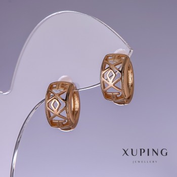 Earrings Xuping 15x8mm "18K Gold-Plated"