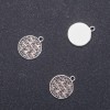 Pendant hardware 'Forever' (Forever), diameter 14 mm, length 18 mm, diameter 1.8 mm, packaging 20 g, 18 pcs (+ -)